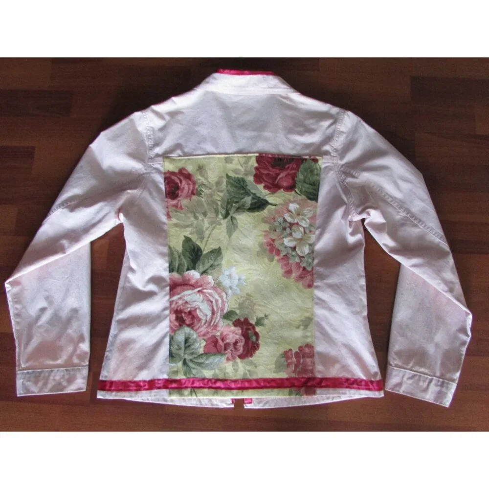 PRINTEMPS Pink Denim Customized Jacket - Picture 15 of 16